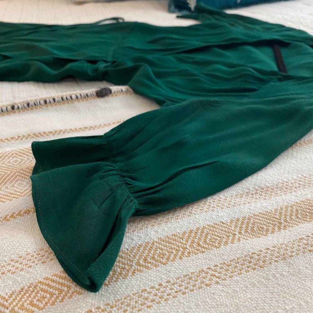 Reformation V-Neck Wrap Dress Midi Dress - Picture 7 of 7